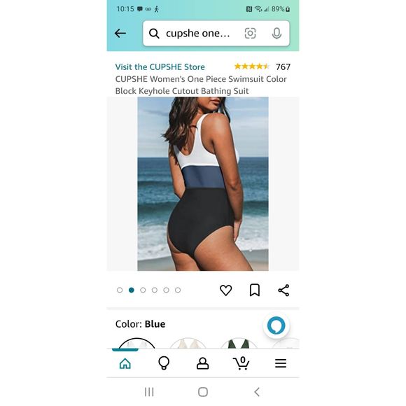 NWT CUPSHE SWIMSUIT 𩱠- Picture 2 of 6